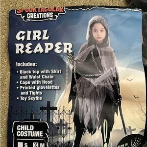 Girl Reaper costume. size M